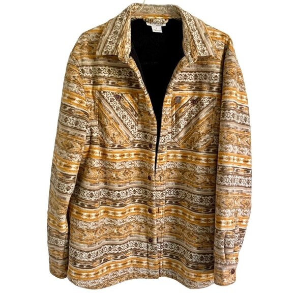 Rugged Earth Outfitters Flannel Fleece Lined Shirt Jacket Shacket Large NEW - Picture 1 of 14